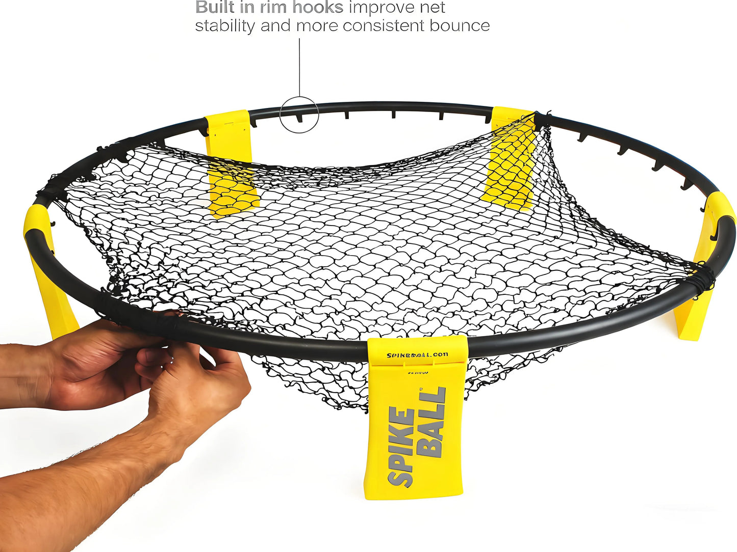 Spikeball 3-Ball Original Roundnet Game Set - Includes 3 Balls, Net and Storage Bag