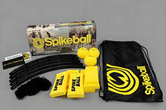 Spikeball 3-Ball Original Roundnet Game Set - Includes 3 Balls, Net and Storage Bag