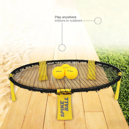 Spikeball 3-Ball Original Roundnet Game Set - Includes 3 Balls, Net and Storage Bag